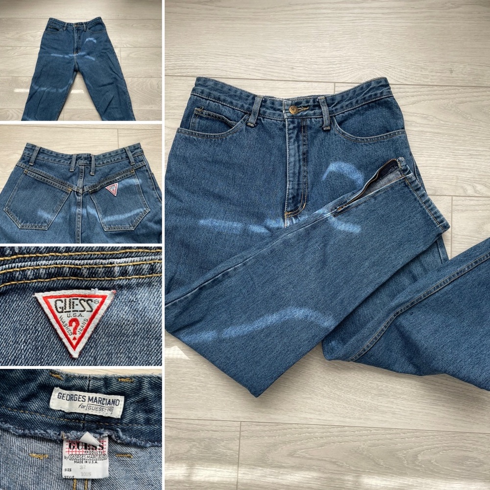 Rare Vintage 100% Denim Guess Georges Marciano Jeans 80s / 90s